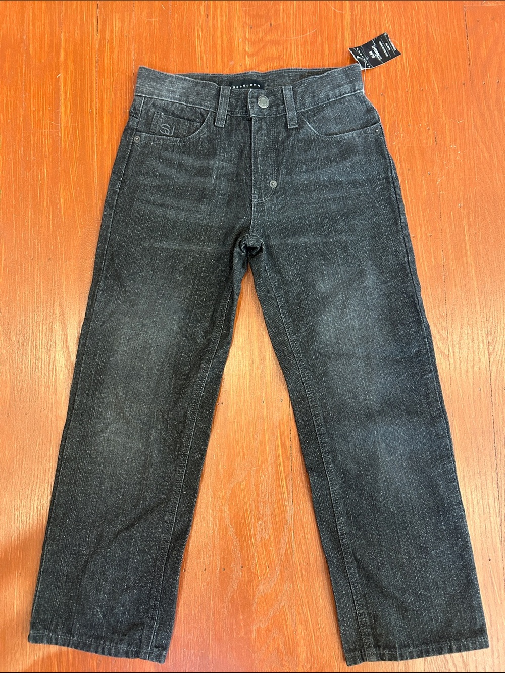 Sean John Black Straight-Leg Kids Jeans